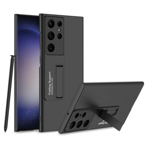 Galaxy S24 Ultra Kılıf Patinda Standlı Ays Kapak