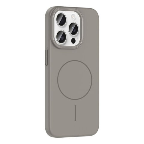 Apple iPhone 15 Pro Kılıf Magsafe Şarj Özellikli Patinda Ruby Sert Kapak