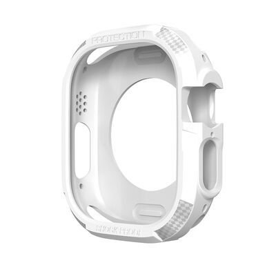 Apple Watch Ultra 49mm Silikon TPU Kasa Koruyucu Patinda Watch Gard 17