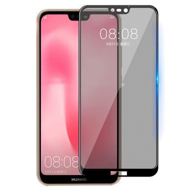 Huawei Mate 20 Lite Patinda New 5D Privacy Temperli Ekran Koruyucu