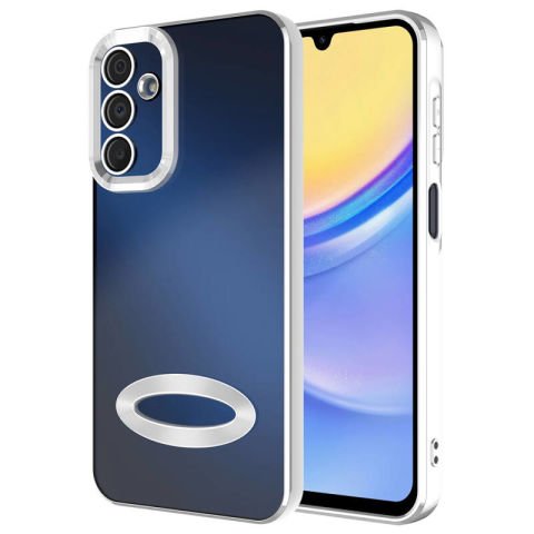 Galaxy A15 Kılıf Kamera Korumalı Logo Gösteren Patinda Omega Kapak