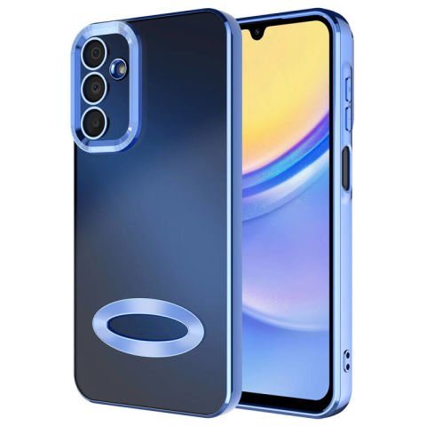 Galaxy A15 Kılıf Kamera Korumalı Logo Gösteren Patinda Omega Kapak