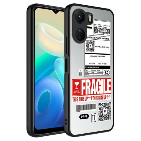 Vivo Y16 Kılıf Aynalı Desenli Kamera Korumalı Parlak Patinda Mirror Kapak