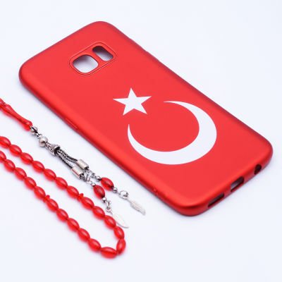 Galaxy S7 Edge Kılıf Patinda Bayrak Silikon