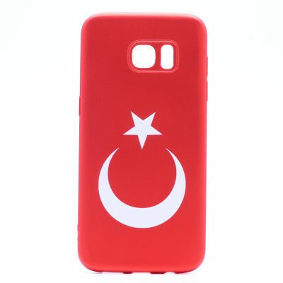 Galaxy S7 Edge Kılıf Patinda Bayrak Silikon