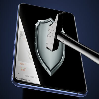 Huawei Y9 Prime 2019 Patinda New 5D Privacy Temperli Ekran Koruyucu