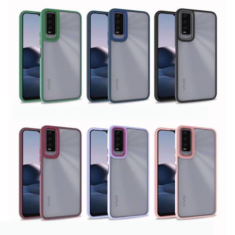 Vivo Y20S Kılıf Patinda Flora Kapak