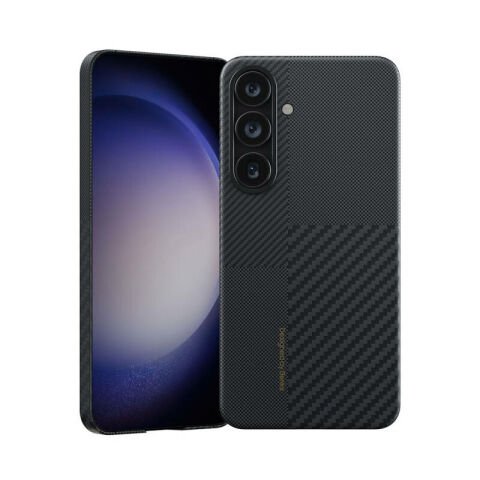 Galaxy S24 Plus Magsafe Şarj Özellikli Karbon Fiber Benks Montage ArmorAir Kevlar Kapak