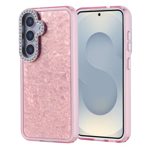 Galaxy S24 Kılıf Taşlı Tasarımlı Patinda Kapi Kapak