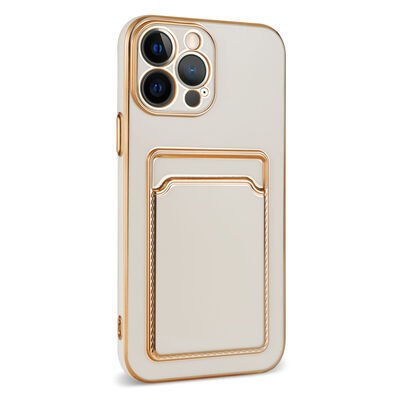 Apple iPhone 13 Pro Kılıf Patinda Bark Kartlıklı Kapak