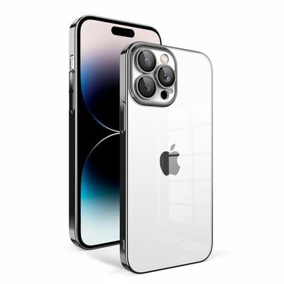 Apple iPhone 14 Pro Kılıf Kamera Korumalı Renkli Çerçeveli Patinda Garaj Kapak