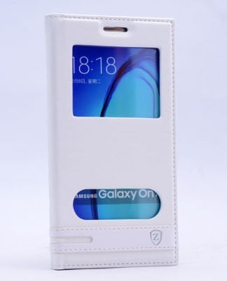 Galaxy On7 Kılıf Patinda Elite Kapaklı Kılıf