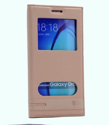 Galaxy On7 Kılıf Patinda Elite Kapaklı Kılıf