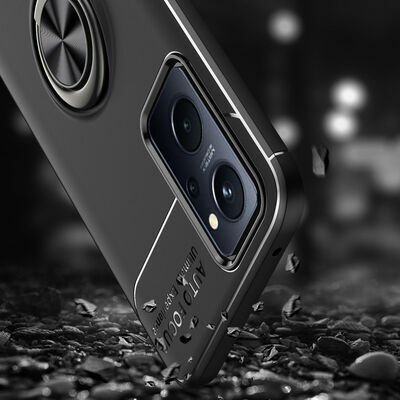 Oppo A76 Kılıf Patinda Ravel Silikon Kapak