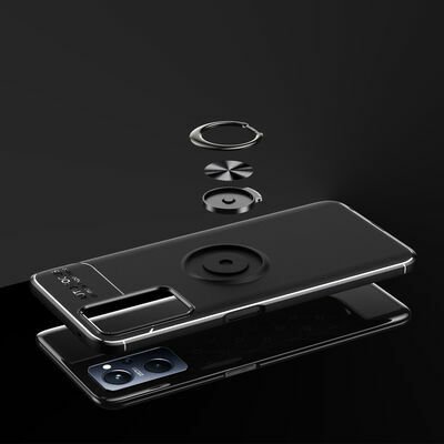 Oppo A76 Kılıf Patinda Ravel Silikon Kapak