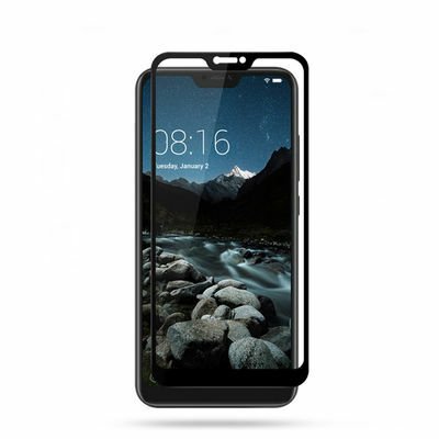 Xiaomi Mi 8 Lite Patinda Kenarları Kırılmaya Dayanıklı Cam Ekran Koruyucu