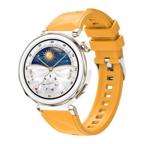 Huawei Watch GT5 Pro 42mm Patinda KRD-129 Silikon Kordon Strap Kayış