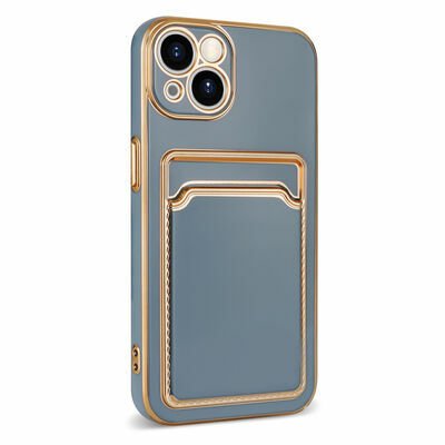 Apple iPhone 13 Kılıf Patinda Bark Kartlıklı Kapak