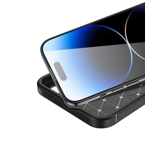 Apple iPhone 15 Pro Max Kılıf Patinda Negro Silikon Kapak