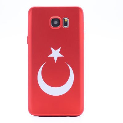 Galaxy Note 5 Kılıf Patinda Bayrak Silikon