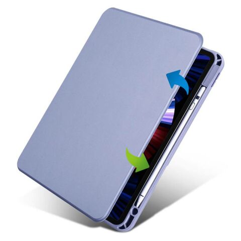 Apple iPad Pro 11 2021 (3.Nesil) Kılıf Patinda Termik Kalem Bölmeli Dönebilen Standlı Kılıf