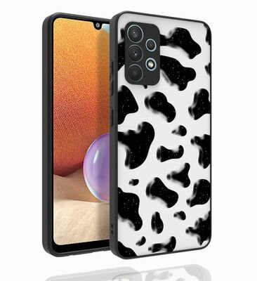 Galaxy A32 4G Kılıf Desenli Kamera Korumalı Parlak Patinda Nora Kapak