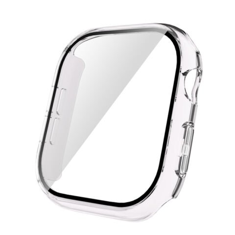 Apple Watch 10 42mm Sert PC Kasa Electroplatink Çerçeveli Ekran Koruyucu Patinda Watch Gard 36