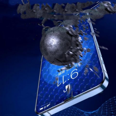 Apple iPhone 12 Pro Patinda Darbeye Dayanıklı Anti Statik Temperli Cam Ekran Koruyucu