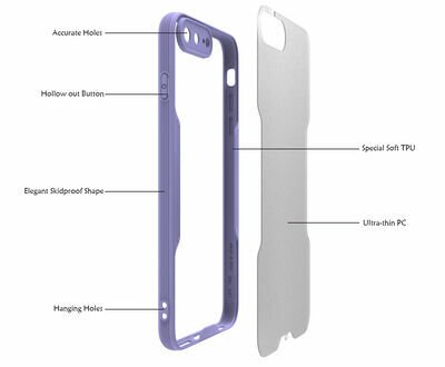 Apple iPhone 8 Plus Kılıf Patinda Parfe Kapak