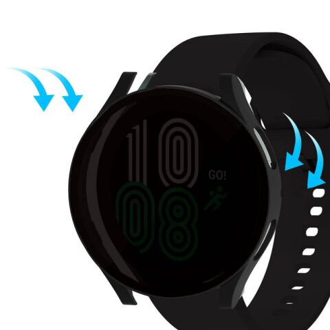Galaxy Watch 6 44mm Sert PC Kasa ve Privacy Hayalet Ekran Koruyucu Patinda Watch Gard 32