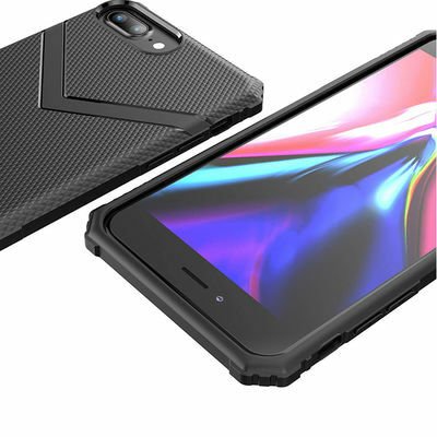 Apple iPhone 8 Plus Kılıf Patinda Hank Silikon