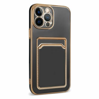 Apple iPhone 12 Pro Kılıf Patinda Bark Kartlıklı Kapak