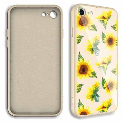 Apple iPhone SE 2022 Kılıf Kamera Korumalı Desenli Sert Silikon Patinda Epoksi Kapak