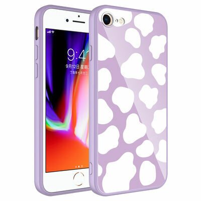 Apple iPhone SE 2022 Kılıf Kamera Korumalı Desenli Sert Silikon Patinda Epoksi Kapak