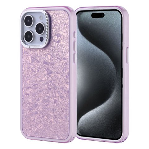 Apple iPhone 15 Pro Max Kılıf Taşlı Tasarımlı Patinda Kapi Kapak