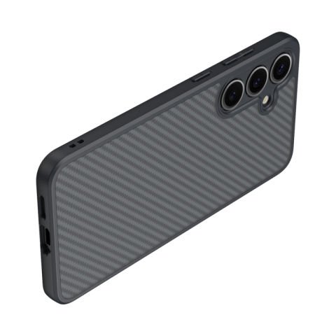 Galaxy S25 Plus Kılıf Magsafe Şarj Özellikli Karbon Fiber Tasarımlı Patinda Elnino Kapak