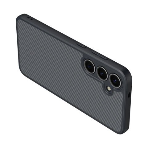 Galaxy S25 Plus Kılıf Magsafe Şarj Özellikli Karbon Fiber Tasarımlı Patinda Elnino Kapak