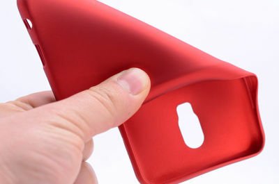 Galaxy C8 Kılıf Patinda Premier Silikon Kapak