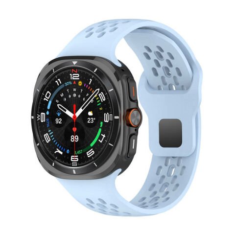 Galaxy Watch Ultra 47mm Patinda KRD-119 Delikli Tasarım Silikon Kordon