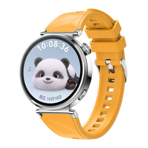 Huawei GT4 41mm Patinda KRD-129 18mm Silikon Kordon Strap Kayış