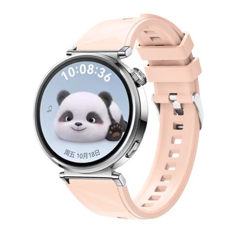 Huawei GT4 41mm Patinda KRD-129 18mm Silikon Kordon Strap Kayış