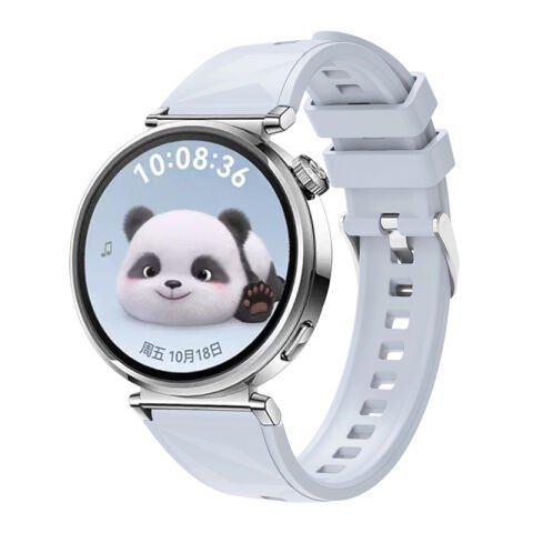 Huawei GT4 41mm Patinda KRD-129 18mm Silikon Kordon Strap Kayış
