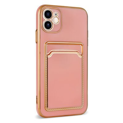 Apple iPhone 12 Kılıf Patinda Bark Kartlıklı Kapak