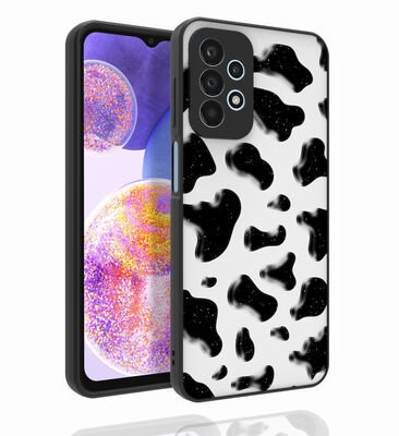 Galaxy A23 Kılıf Desenli Kamera Korumalı Parlak Patinda Nora Kapak