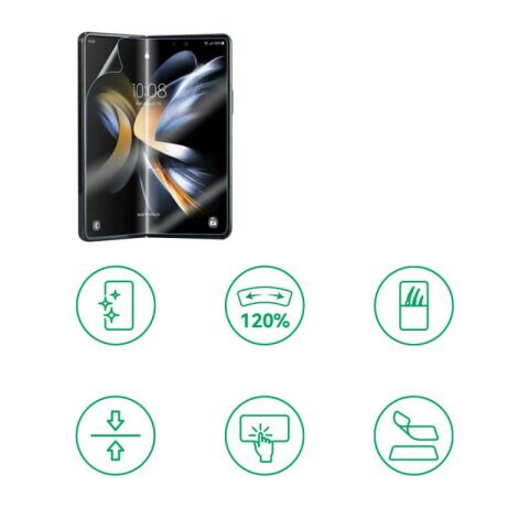 Galaxy Z Flip 3 Patinda Hizalama Aparatlı S-Fit Body Ekran Koruyucu