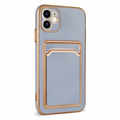 Apple iPhone 11 Kılıf Patinda Bark Kartlıklı Kapak