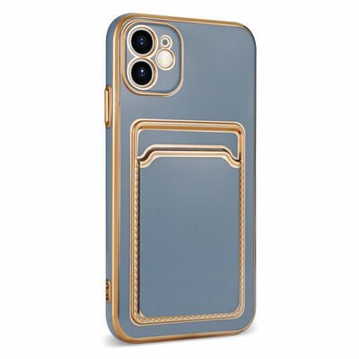Apple iPhone 11 Kılıf Patinda Bark Kartlıklı Kapak