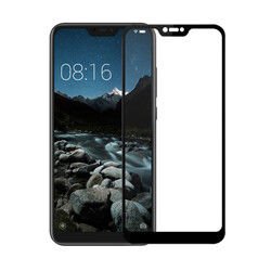 Xiaomi Mi A2 Lite Davin 5D Cam Ekran Koruyucu Siyah