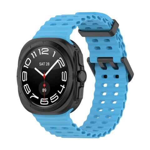 Galaxy Watch Ultra 47mm Patinda KRD-118 Tırtıklı Tasarım Silikon Kordon