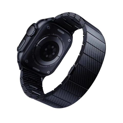 Apple Watch Ultra 49mm Patinda KRD-90 600D Karbon Fiber Kordon